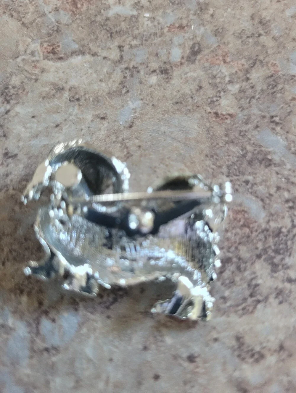 Gerrys Silver Tone Metal Dog Brooch